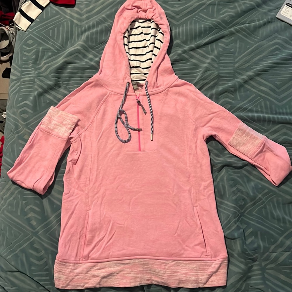 Talbots - XS - Pink hoodie with pocket